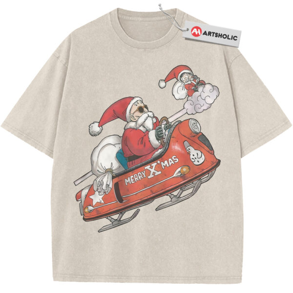 Son Goku Shirt, Master Roshi Shirt, Dragon Ball Shirt, Christmas Shirt, Anime Shirt, Vintage T-Shirt