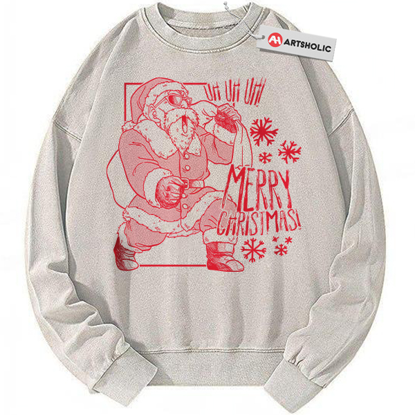 Master Roshi Sweatshirt, Dragon Ball Sweatshirt, Christmas Sweatshirt, Anime Sweatshirt, Vintage Sweatshirt