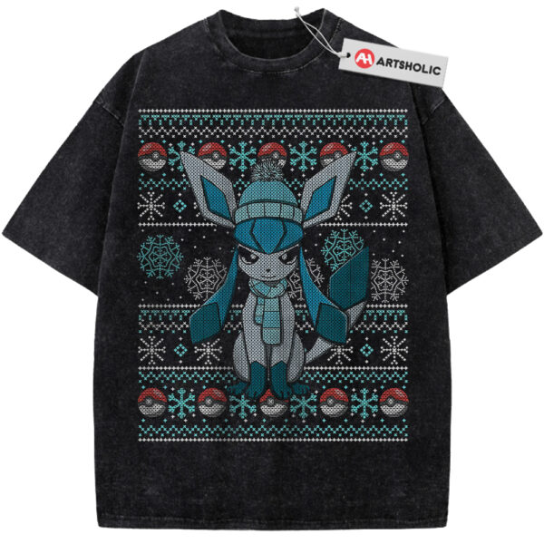 Glaceon Shirt, Pokemon Shirt, PKM Shirt, Christmas Shirt, Anime Shirt, Vintage T-Shirt