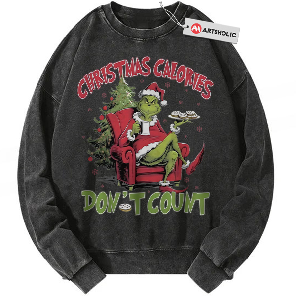 The Grinch Sweatshirt, Christmas Sweatshirt, Animated Sweatshirt, Vintage Sweatshirt