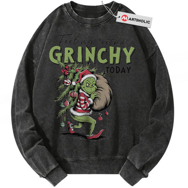 The Grinch Sweatshirt, Christmas Sweatshirt, Animated Sweatshirt, Vintage Sweatshirt