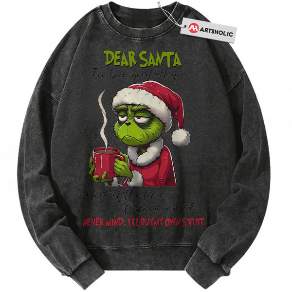 The Grinch Sweatshirt, Christmas Sweatshirt, Animated Sweatshirt, Vintage Sweatshirt