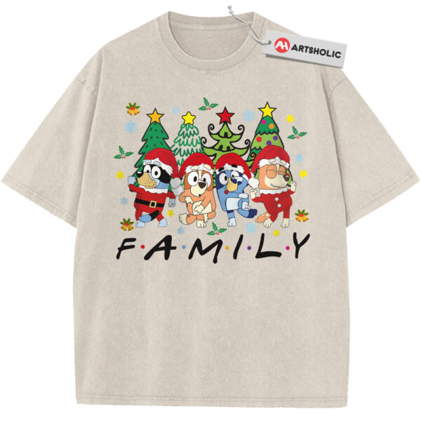 Bluey Shirt, Christmas Shirt, Animated Shirt, Vintage Tee