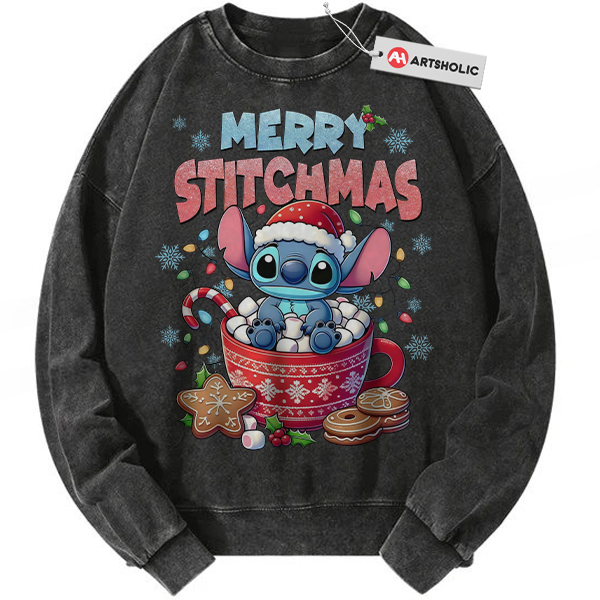 Lilo and Stitch Sweatshirt, Christmas Sweatshirt, Animated Sweatshirt, Vintage Sweatshirt