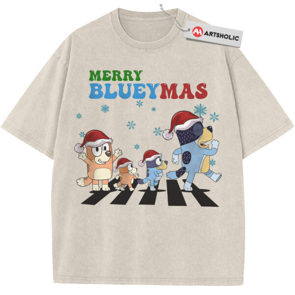 Bluey Shirt, Christmas Shirt, Animated Shirt, Vintage Tee