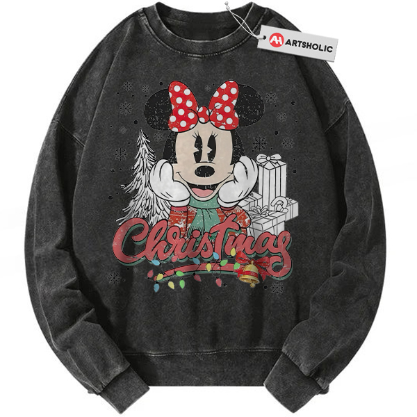 Minnie Mouse Sweatshirt, Mickey Mouse Sweatshirt, Christmas Sweatshirt, Animated Sweatshirt, Vintage Sweatshirt