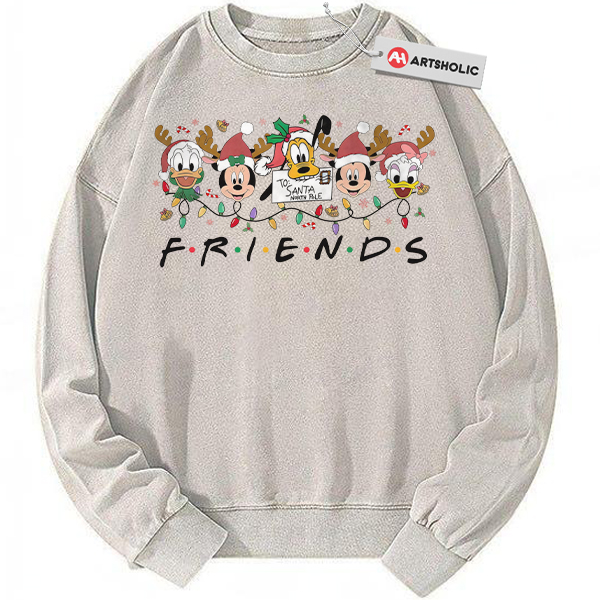 Mickey Mouse Sweatshirt, Donald Duck Sweatshirt, Christmas Sweatshirt, Animated Sweatshirt, Vintage Sweater