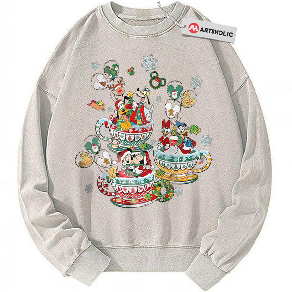 Mickey Mouse Sweatshirt, Donald Duck Sweatshirt, Christmas Sweatshirt, Animated Sweatshirt, Vintage Sweater