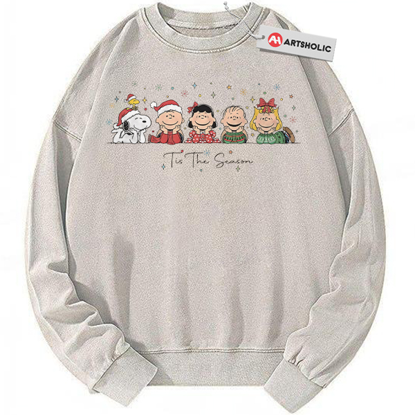 Peanuts Sweatshirt, Christmas Sweatshirt, Animated Sweatshirt, Vintage Sweatshirt