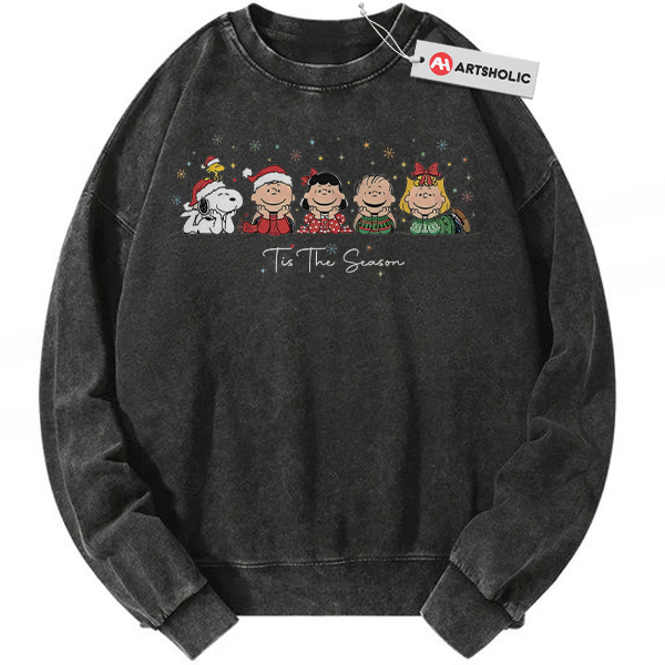 Peanuts Sweatshirt, Christmas Sweatshirt, Animated Sweatshirt, Vintage Sweatshirt