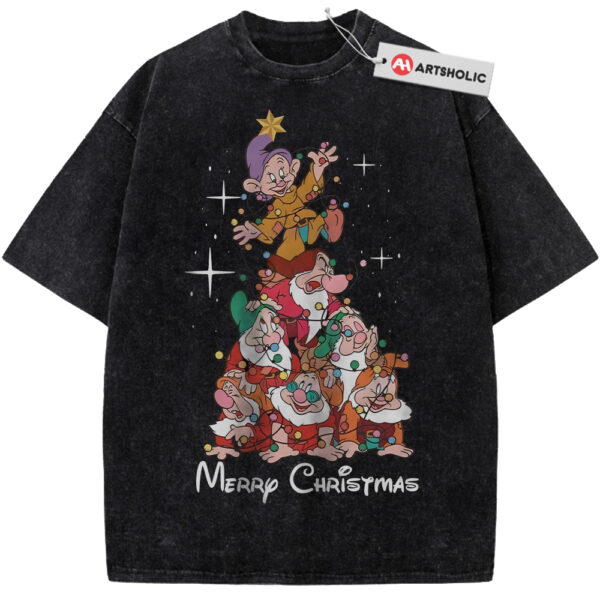 Snow White and the Seven Dwarfs Shirt, Christmas Shirt, Animated Shirt, Vintage T-Shirt