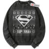 Superman Sweatshirt, Christmas Sweatshirt, Vintage Sweatshirt