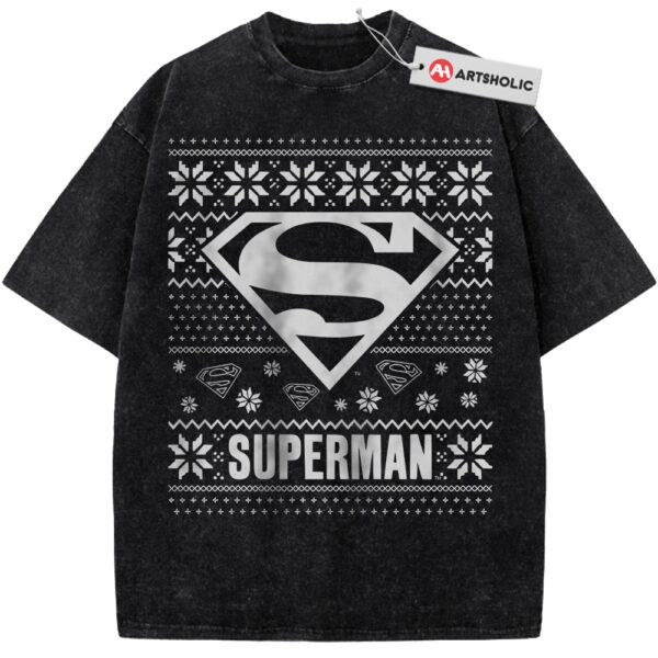 Superman Shirt, Christmas Shirt, Vintage T-Shirt
