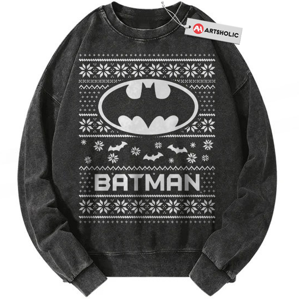 Batman Sweatshirt, Christmas Sweatshirt, Vintage Sweatshirt