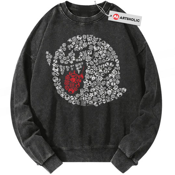 Boo Sweatshirt, Super Mario Sweatshirt, Game Sweatshirt, Vintage Sweatshirt