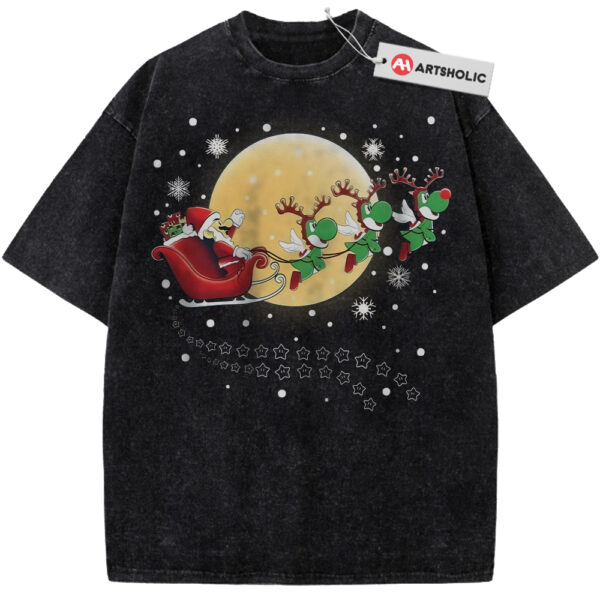 Super Mario Shirt, Christmas Shirt, Game Shirt, Vintage Tee