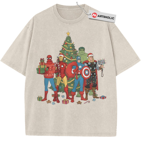 The Avengers Shirt, Christmas Shirt, Marvel Comics Shirt, Vintage T-Shirt