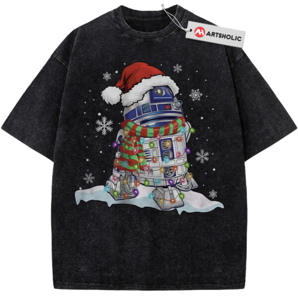 R2-D2 Shirt, Star Wars Shirt, Christmas Shirt, Movie Shirt, Vintage T-Shirt