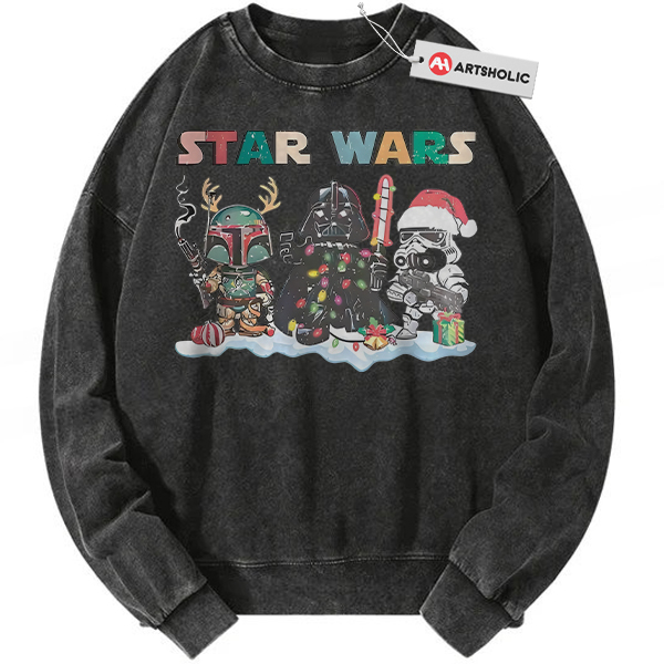 Star Wars Sweatshirt, Christmas Sweatshirt, Movie Sweatshirt, Vintage Sweatshirt