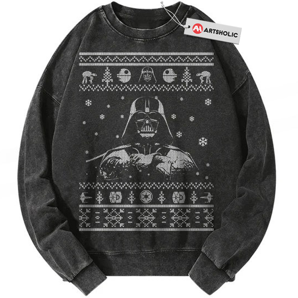 Darth Vader Sweatshirt, Star Wars Sweatshirt, Christmas Sweatshirt, Movie Sweatshirt, Vintage Sweatshirt