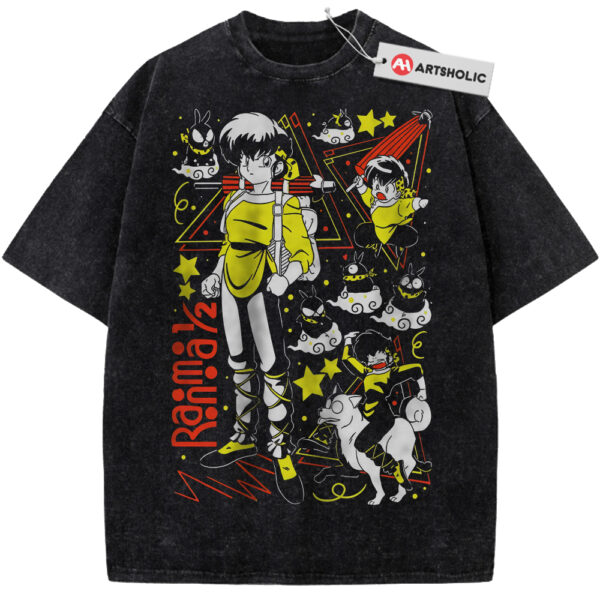 Ranma Saotome Shirt, Ranma 1/2 Shirt, Anime Shirt, Vintage T-Shirt