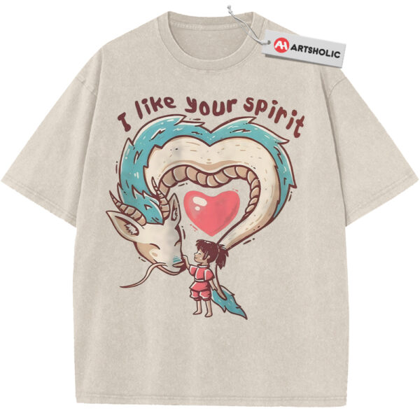 Haku vs Chihiro Shirt, Spirited Away Shirt, Studio Ghibli Shirt, Valentine's Day Shirt, Anime Shirt, Vintage Tee