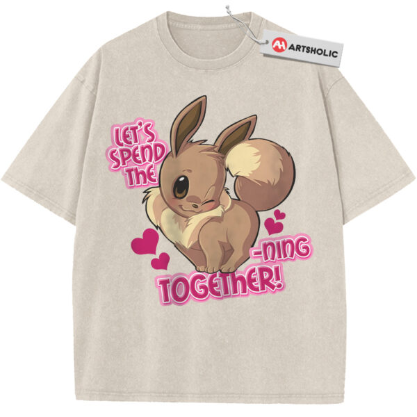 Eevee Evolutions Shirt, Pokemon Shirt, PKM Shirt, Valentine's Day Shirt, Anime Shirt, Vintage Tee