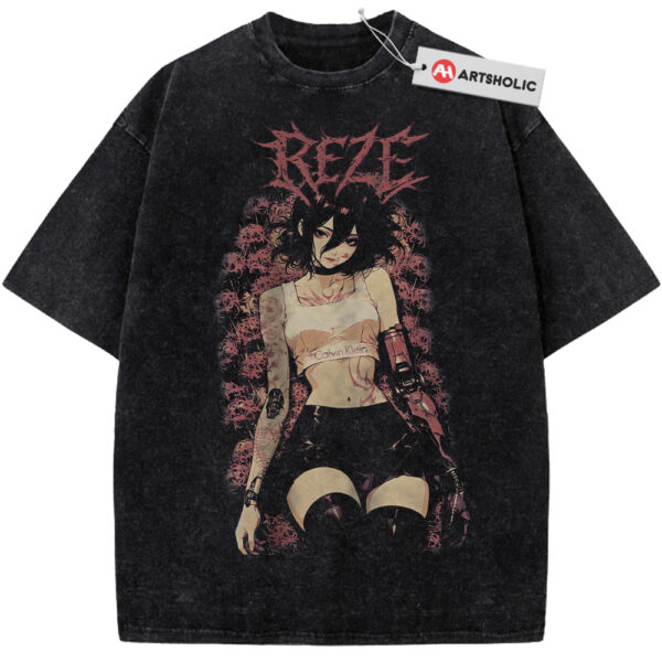 Reze Shirt, Bomb Girl Shirt, Bomb Devil Shirt, Chainsaw Man Shirt, Anime Shirt, Vintage T-Shirt