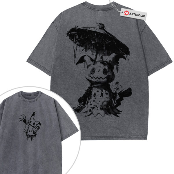 Mimikyu Shirt, Pokemon Shirt, Anime Shirt, Vintage Tee 2-Sided
