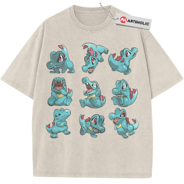 Totodile Shirt, Pokemon Shirt, PKM Shirt, Anime Shirt, Vintage Tee