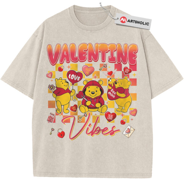 Winnie-the-Pooh Shirt, Valentine's Day Shirt, Animated Shirt, Vintage Tee