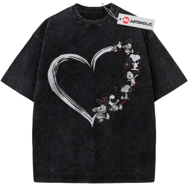 Snoopy Shirt, Peanuts Shirt, Animated Shirt, Valentine's Day Shirt, Vintage T-Shirt
