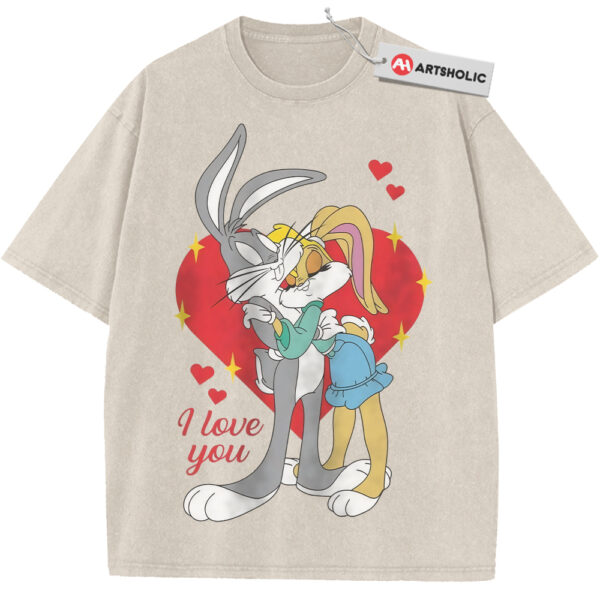Bugs Bunny Shirt, Looney Tunes Shirt, Valentine's Day Shirt, Animated Shirt, Vintage Tee