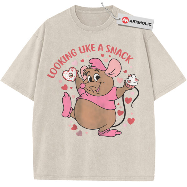 Gus Shirt, Cinderella Shirt, Valentine's Day Shirt, Animated Shirt, Vintage T-Shirt