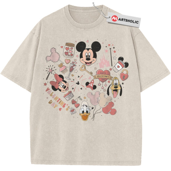 Mickey Mouse Shirt, Donald Duck Shirt, Pluto Shirt, Valentine's Day Shirt, Animated Shirt, Vintage T-Shirt