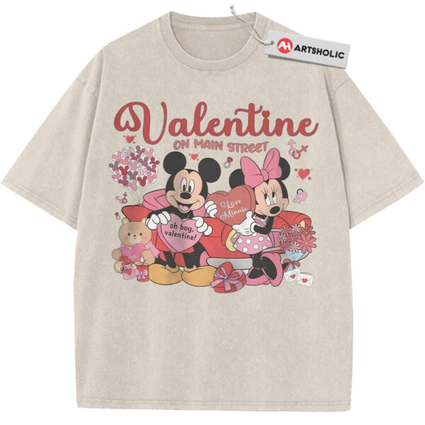 Minnie and Mickey Mouse Shirt, Valentine's Day Shirt, Animated Shirt, Vintage T-Shirt