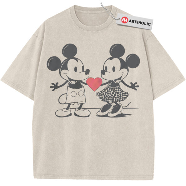 Minnie and Mickey Mouse Shirt, Disney Shirt, Cartoon Shirt, Vintage T-Shirt