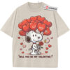 Snoopy Shirt, Peanuts Shirt, Animated Shirt, Valentine's Day Shirt, Vintage T-Shirt