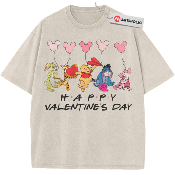 Winnie-the-Pooh Shirt, Valentine's Day Shirt, Animated Shirt, Vintage Tee