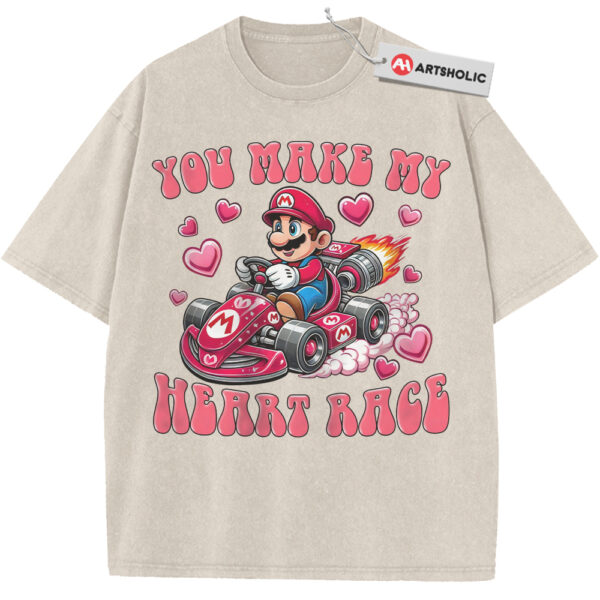 Super Mario Shirt, Valentine's Day Shirt, Game Shirt, Vintage Tee