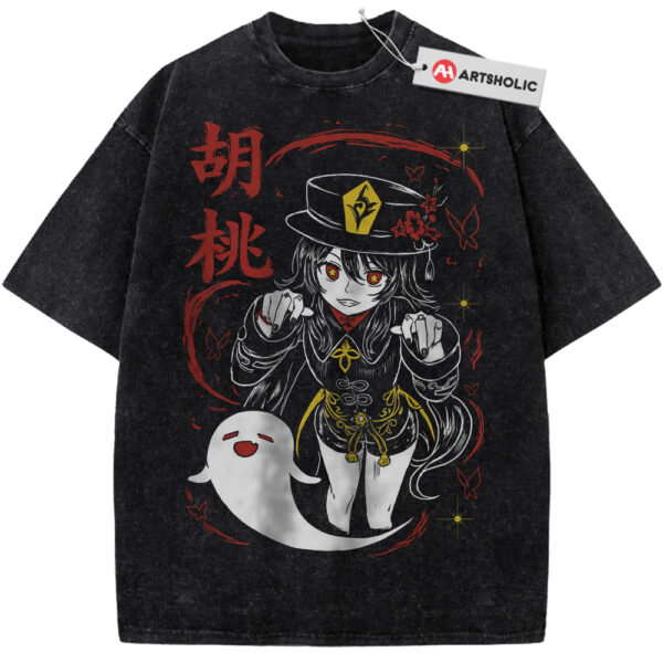 Hu Tao Shirt, Genshin Impact Shirt, Game Shirt, Vintage T-Shirt