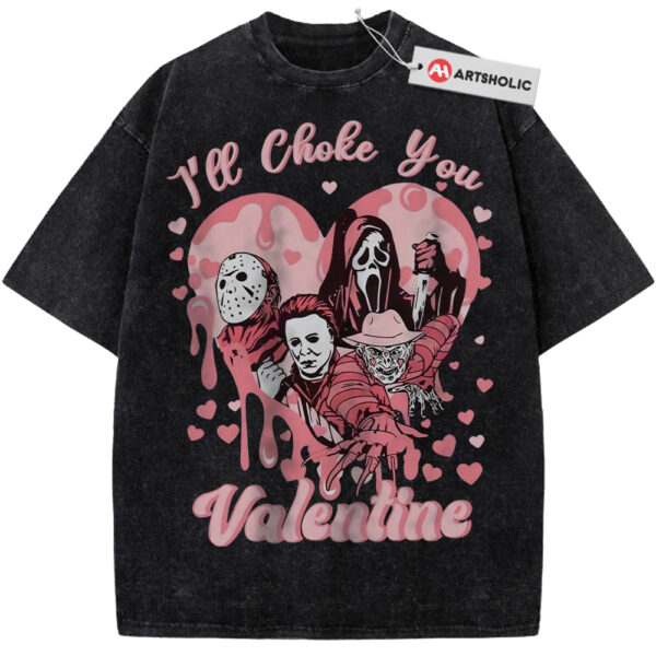 Ghostface Shirt, Michael Myers Shirt, Jason Voorhees Shirt, Horror Shirt, Valentine's Day Shirt, Vintage T-Shirt