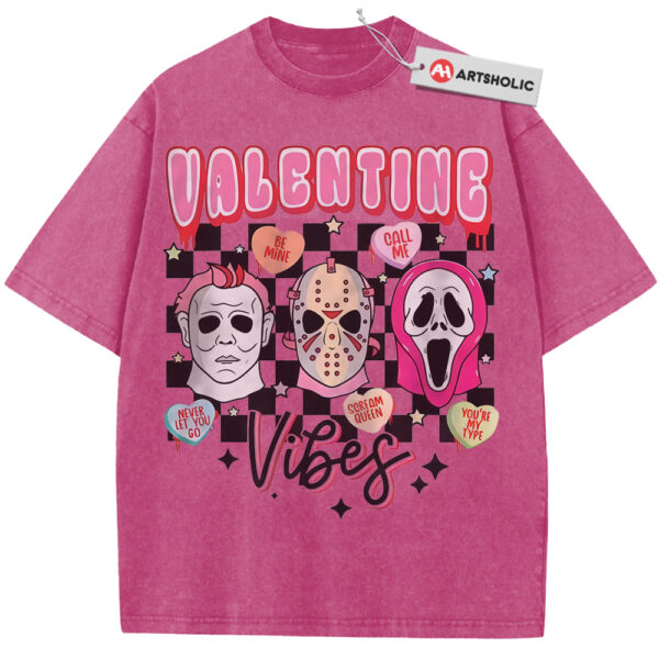 Ghostface Shirt, Michael Myers Shirt, Jason Voorhees Shirt, Valentine's Day Shirt, Horror Shirt, Vintage T-Shirt