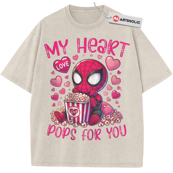 Spider-Man Shirt, Marvel Comics Shirt, Valentine's Day Shirt, Vintage T-Shirt