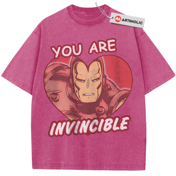 Iron Man Shirt, Valentine's Day Shirt, Marvel Comics Shirt, Vintage Tee