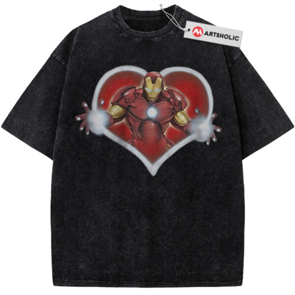Iron Man Shirt, Valentine's Day Shirt, Marvel Comics Shirt, Vintage T-Shirt