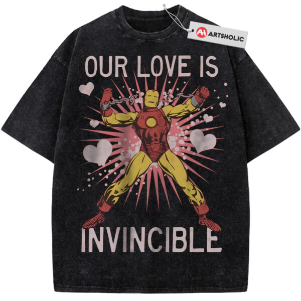 Iron Man Shirt, Valentine's Day Shirt, Marvel Comics Shirt, Vintage Tee