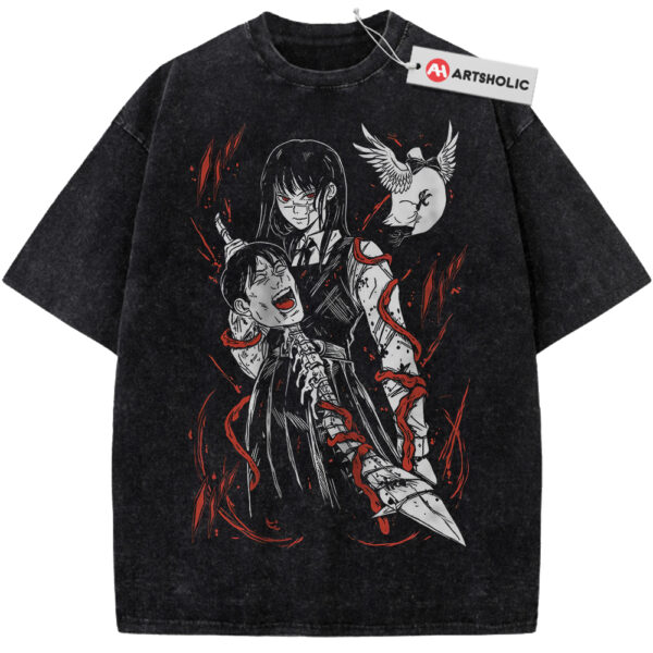 Asa Mitaka and Yoru Shirt, War Devil Shirt, Chainsaw Man Shirt, Anime Shirt, Vintage Tee