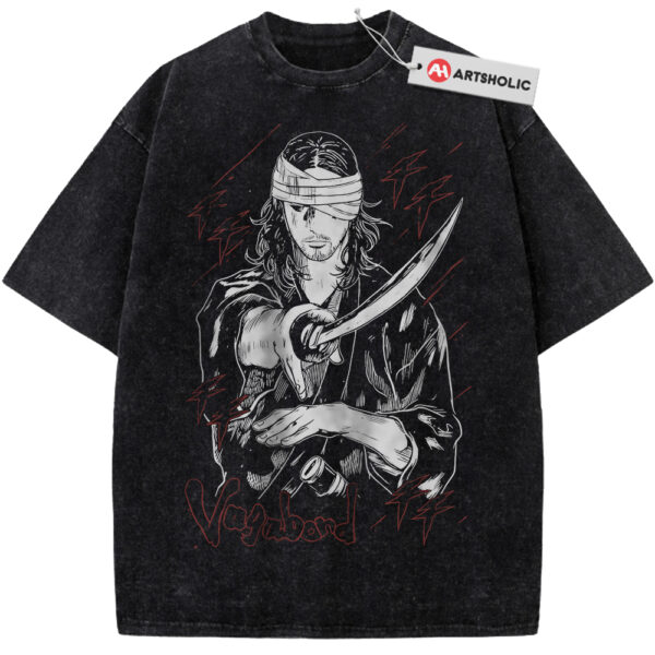 Musashi Miyamoto Shirt, Vagabond Shirt, Anime Shirt, Vintage T-Shirt