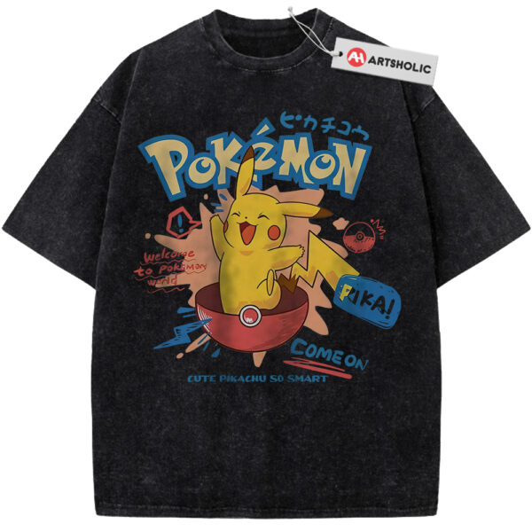 Pikachu Shirt, Pokemon Shirt, PKM Shirt, Anime Shirt, Vintage T-Shirt